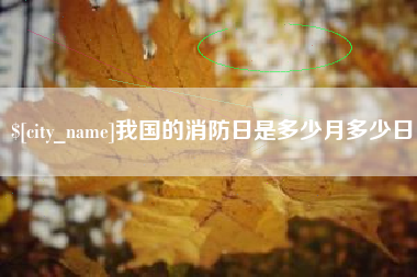 中山我国的消防日是多少月多少日