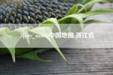 中山中国地图 浙江省