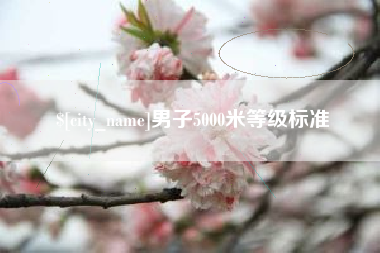 中山男子5000米等级标准