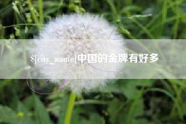 中山中国的金牌有好多