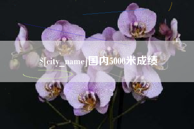 中山国内5000米成绩