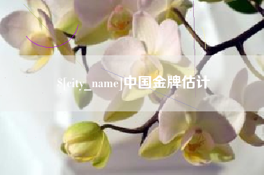 中山中国金牌估计