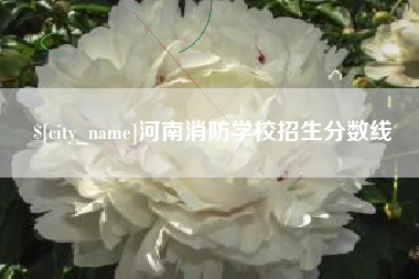 中山河南消防学校招生分数线