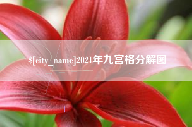 中山2021年九宫格分解图
