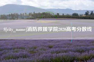 中山消防救援学院2020高考分数线