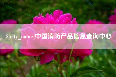 中山中国消防产品信息查询中心