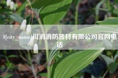 中山川消消防器材有限公司官网电话
