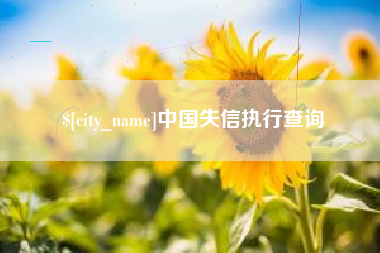 中山中国失信执行查询