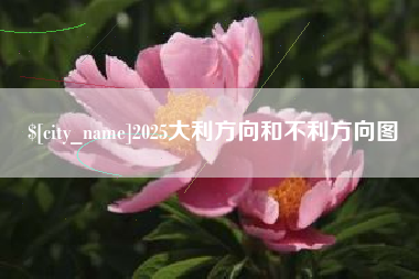 中山2025大利方向和不利方向图