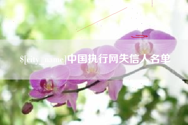 中山中国执行网失信人名单