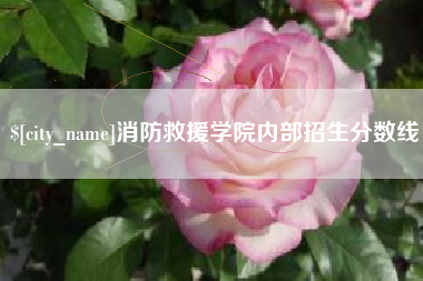 中山消防救援学院内部招生分数线