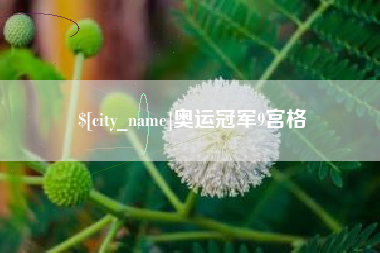 中山奥运冠军9宫格