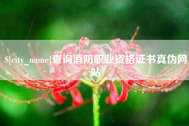 中山查询消防职业资格证书真伪网站