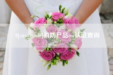 中山消防产品ccc认证查询