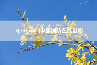 中山中国消防在线查询