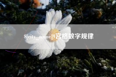中山9宫格数字规律