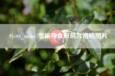 中山奥运夺金时刻九宫格图片